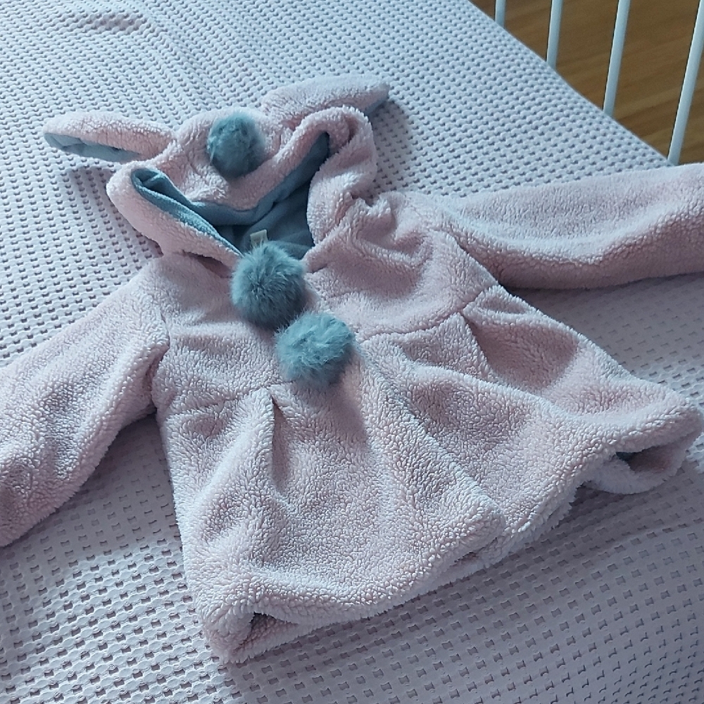 Cozy Pink Kids Jacket with Ears